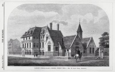 Escuelas de la Junta Escolar de Londres, Forest Hill (grabado) de English School