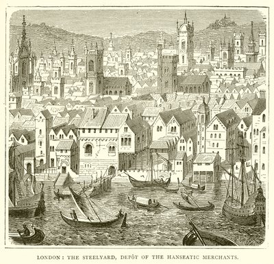 Londres: El Steelyard, depósito de los comerciantes hanseáticos de English School