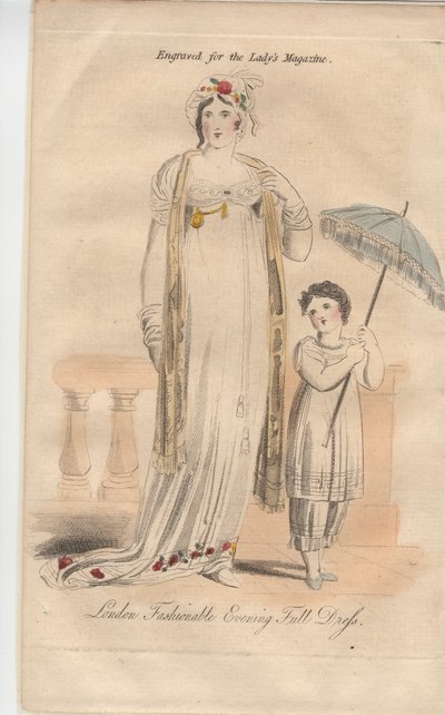Vestido de noche de moda en Londres de English School