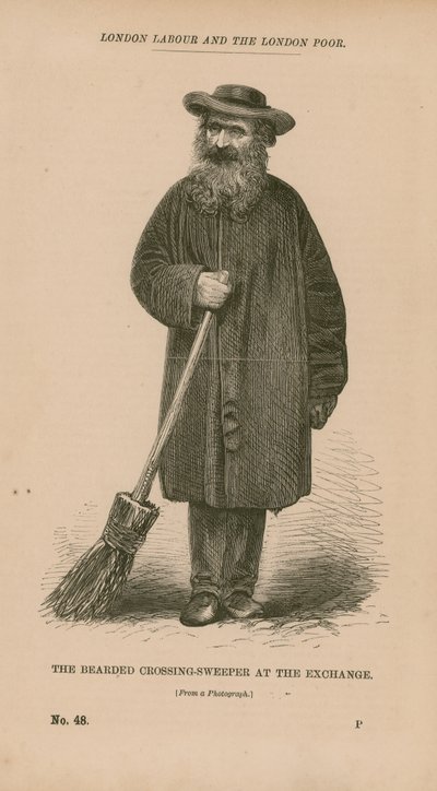 Trabajo de Londres y los pobres de Londres de English School