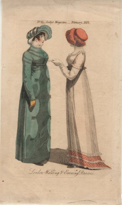 Vestidos de paseo y de noche de Londres de English School