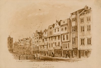 Long Lane, West Smithfield, 1840 de English School