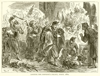 Saqueo del Palacio del Emperador, Pekín, 1860 de English School