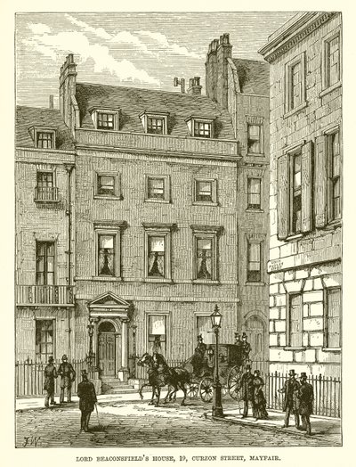 Casa de Lord Beaconsfield, 19, Curzon Street, Mayfair de English School