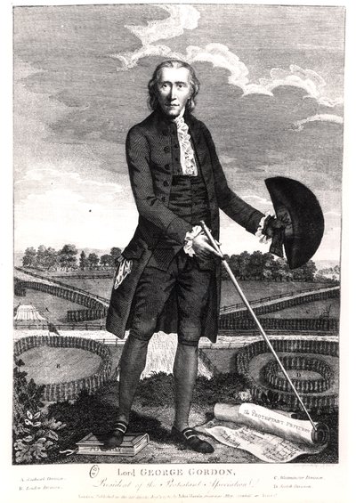 Lord George Gordon (1752-93) de English School