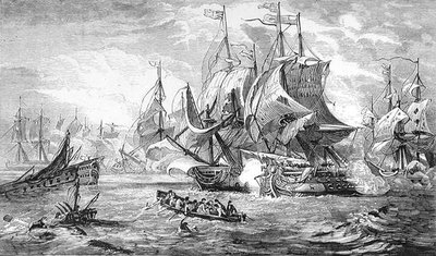 La Victoria de Lord Howe en Ushant de English School