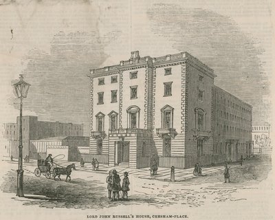 Casa de Lord John Russell, Chesham Place, Belgrave Square de English School