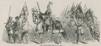 Desfile del Alcalde - el hombre de bronce de English School