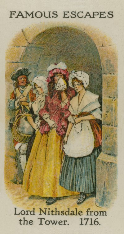 Lord Nithsdale desde la Torre, 1716 de English School