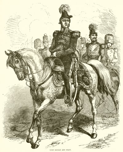 Lord Raglan y su personal de English School