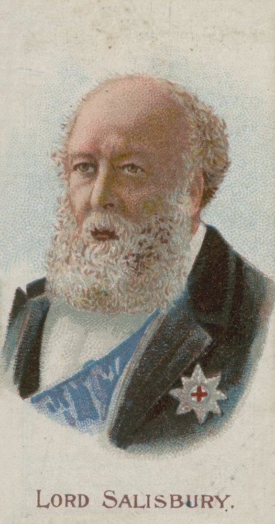 Lord Salisbury, político y primer ministro británico de English School