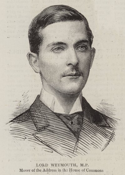 Lord Weymouth, MP (grabado) de English School