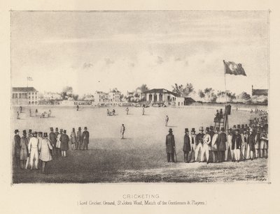 Lords Cricket Ground, S Johns Wood, Partido de los Caballeros y Jugadores de English School