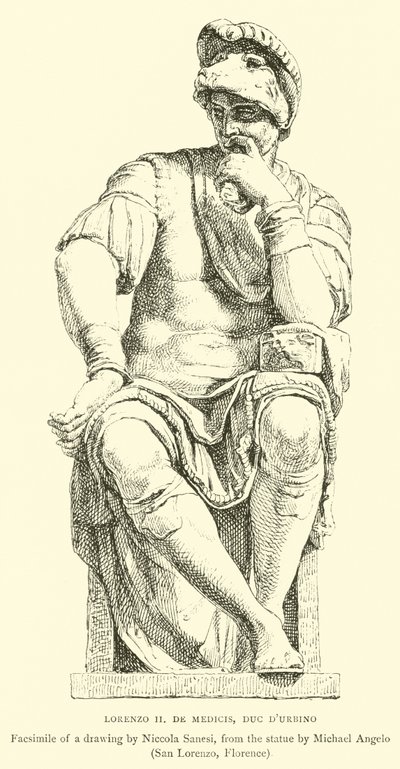 Lorenzo II, De Medicis, Duque de Urbino de English School