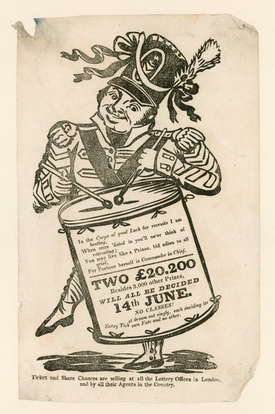 Anuncio de lotería de English School