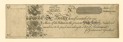 Boleto de lotería de English School