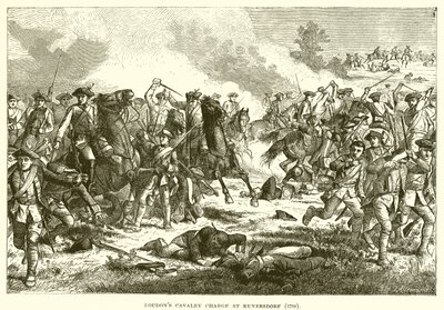 Carga de caballería de Loudon en Kunersdorf de English School