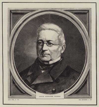 Louis Adolphe Thiers (grabado) de English School