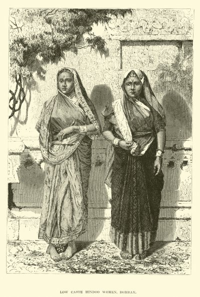 Mujeres hindúes de casta baja, Bombay de English School