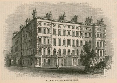 Lowndes Square, Knightsbridge, Londres de English School