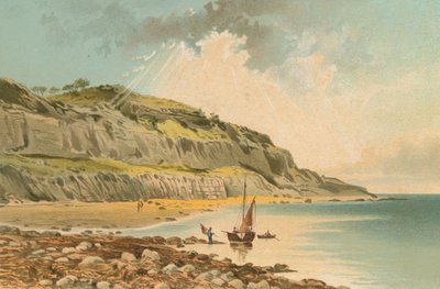 Bahía de Luccombe--Isla de Wight de English School