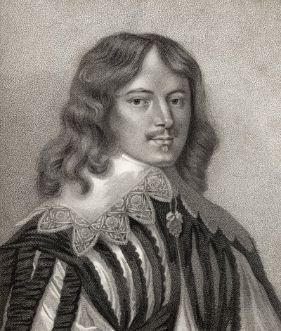 Lucius Cary, grabado por Bocquet, ilustración de 