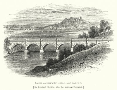 Acueducto de Lune, cerca de Lancaster de English School