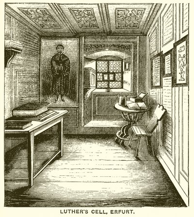 Celda de Lutero, Erfurt de English School
