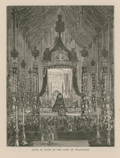 Capilla ardiente del Duque de Wellington de English School