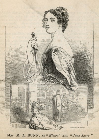 MA Bunn en el personaje de Jane Shore de English School