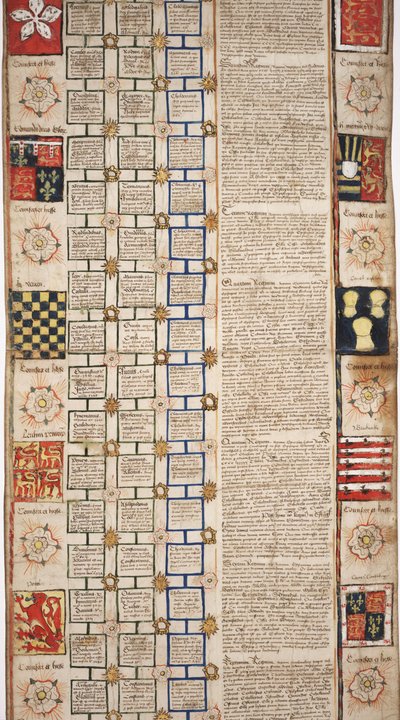 Crónica de la Historia del Mundo desde la Creación hasta Woden, con una Genealogía de Eduardo IV de English School