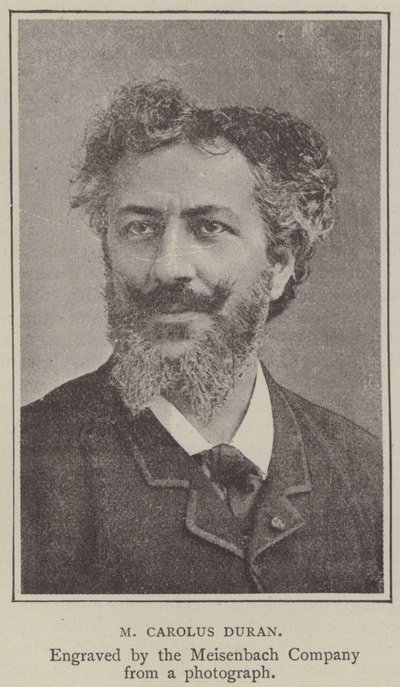 M Carolus Duran (grabado) de English School