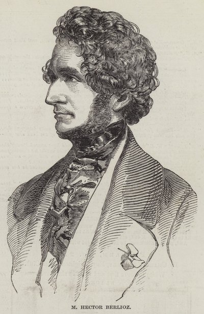 M Hector Berlioz (grabado) de English School
