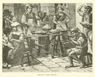 Tienda de macarrones, Nápoles de English School