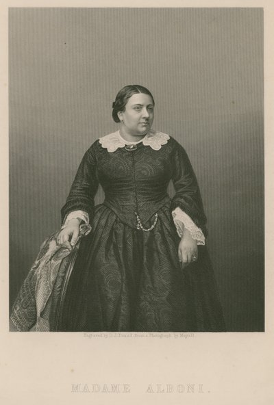 Madame Albani, soprano; fotografía de English School