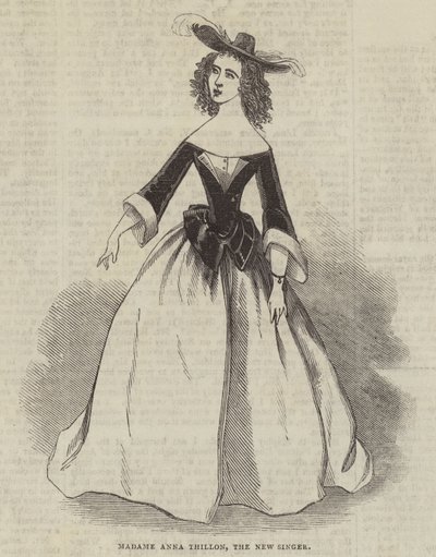 Madame Anna Thillon, la nueva cantante de English School