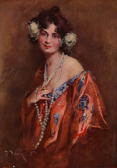 Madame Chrysanthemum (lito de color) de English School