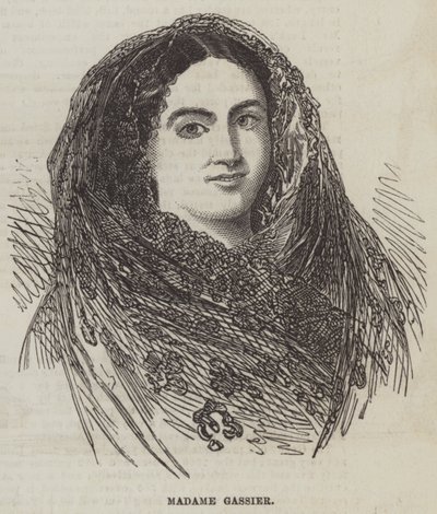 Madame Gassier (grabado) de English School