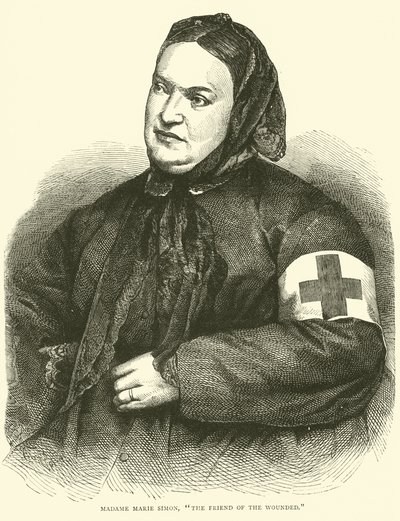 Madame Marie Simon, la amiga de los heridos, enero 1871 de English School
