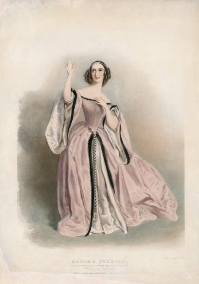 Madame Persiani en Lucia di Lammermoor de English School