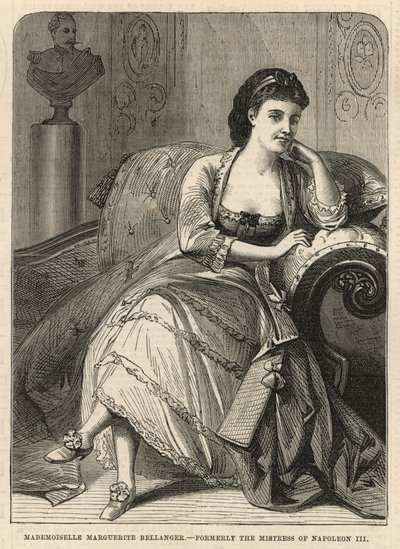 Mademoiselle Marguerite Bellanger, antigua amante de Napoleón III de English School