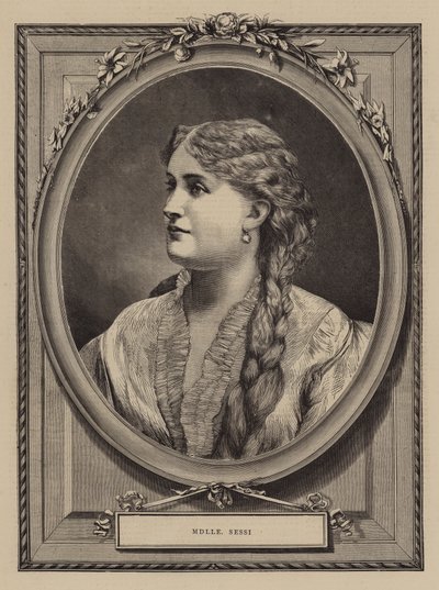 Mademoiselle Sessi (grabado) de English School