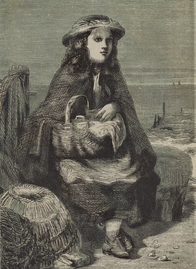 Maggie, la hija del pescador (grabado) de English School