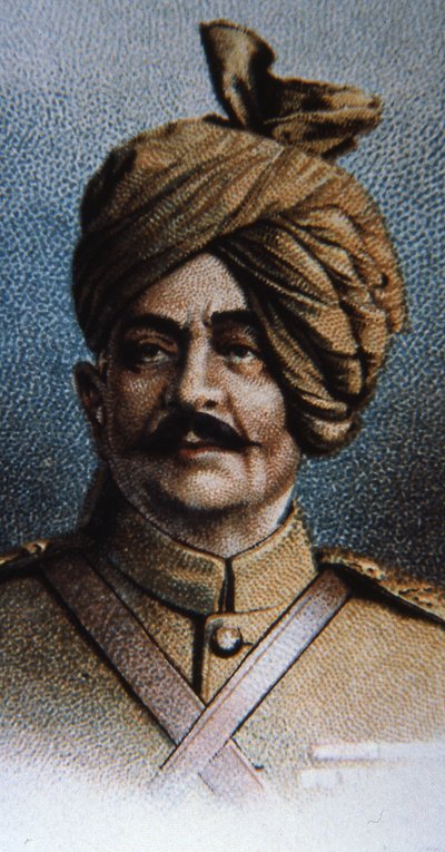 Maharajá Sir Pertab Singh, Coronel de los Jodhpur Lancers de English School
