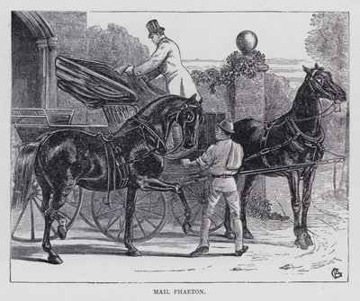 Mail Phaeton (grabado) de English School