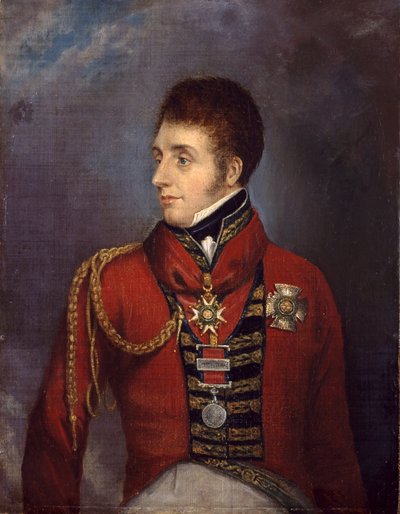 Mayor-General El Honorable Sir William Ponsonby, c.1815 de English School