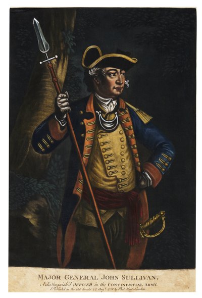 Mayor General John Sullivan, 1776 de English School