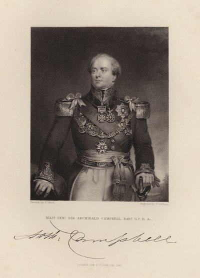Mayor General Sir Archibald Campbell de English School