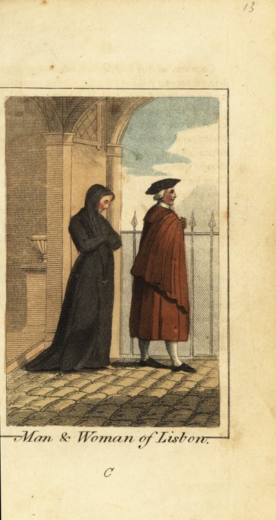 Hombre y mujer de Lisboa, Portugal de English School