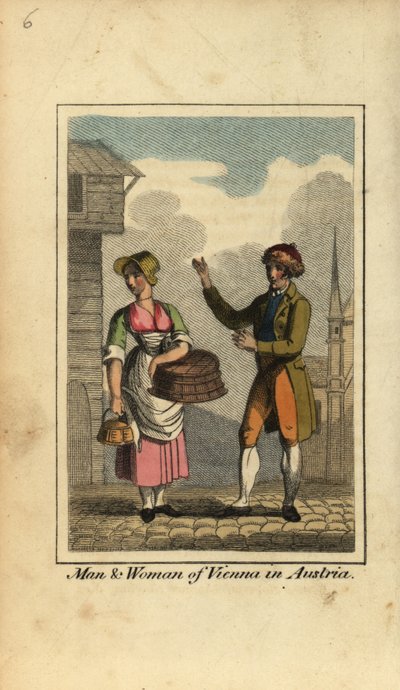 Hombre y mujer de Viena, Austria de English School